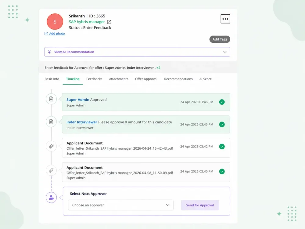 Offer Approvals That Fit How You Hire