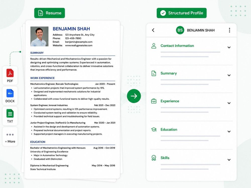 Automated Resume Parsing