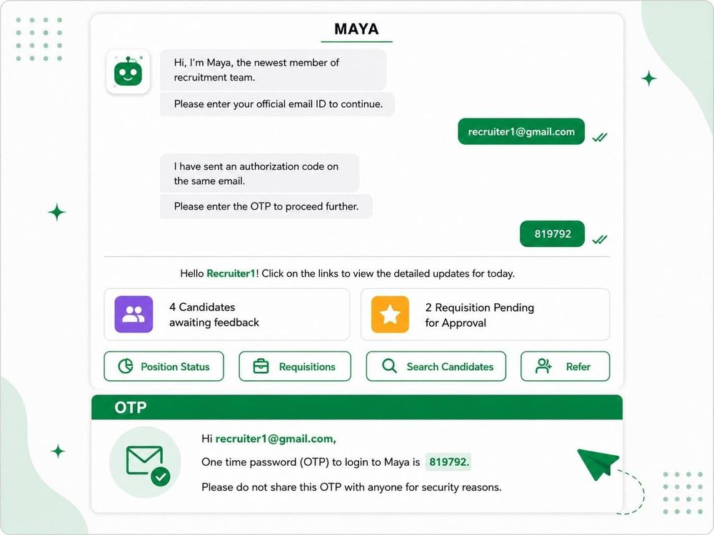 Maya – Virtual Recruiter